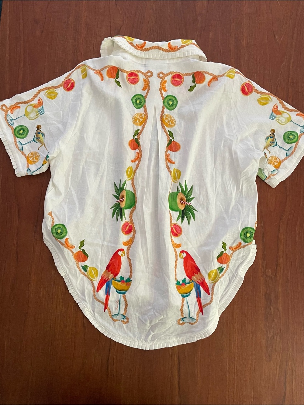 Biricutico shirt Farm Rio x Anthropologie size Large NEW - Picture 3 of 17